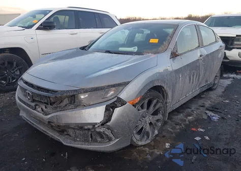 2020 Honda Civic Sport z USA, uszkodzony, nr VIN 2HGFC2F81LH551064